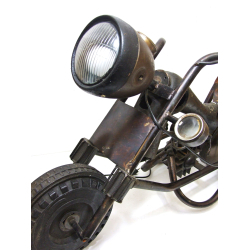Lampa Motocykl metalowy dekoracja Vintage Loft 78cm